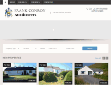 Tablet Screenshot of frankconroyauctioneers.com